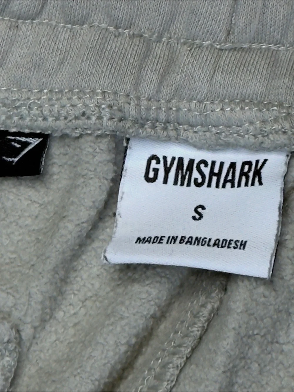 Gymshark Crest Joggers Mens Size Small Sage Green Tapered Sweatpants Snap Pocket - Picture 3 of 7